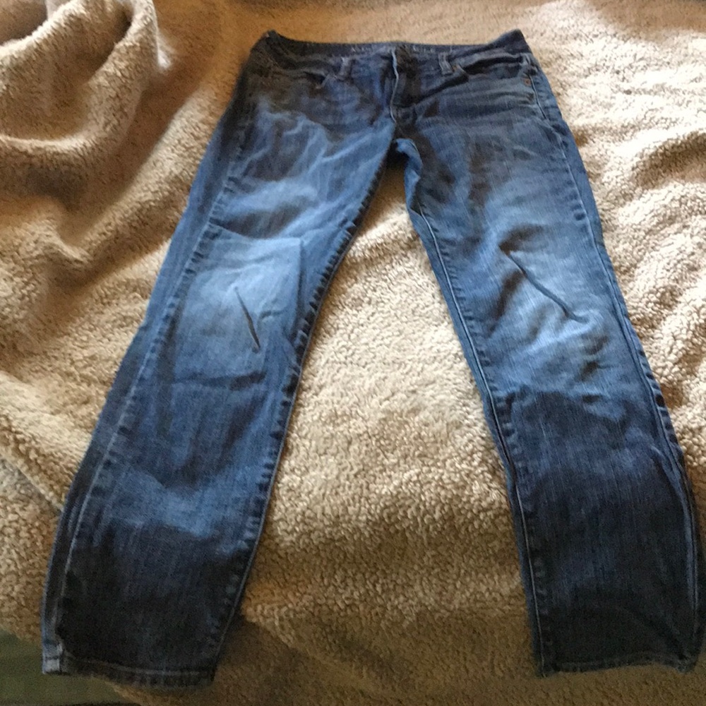 Skinny stretch. 2 short denim jeans American Eagle